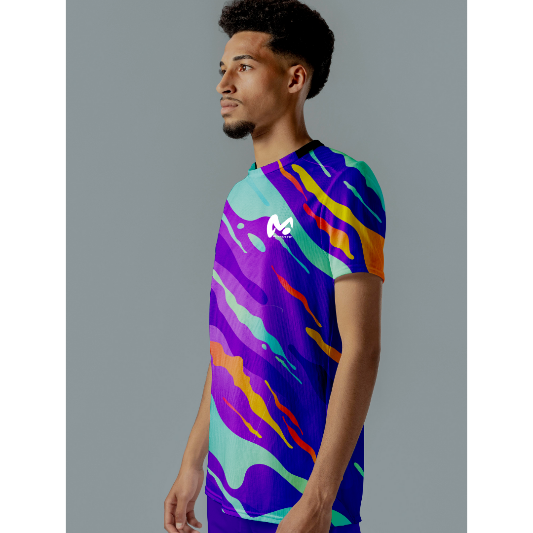 Camiseta Técnica de Deporte Purple Explosion - Hombre