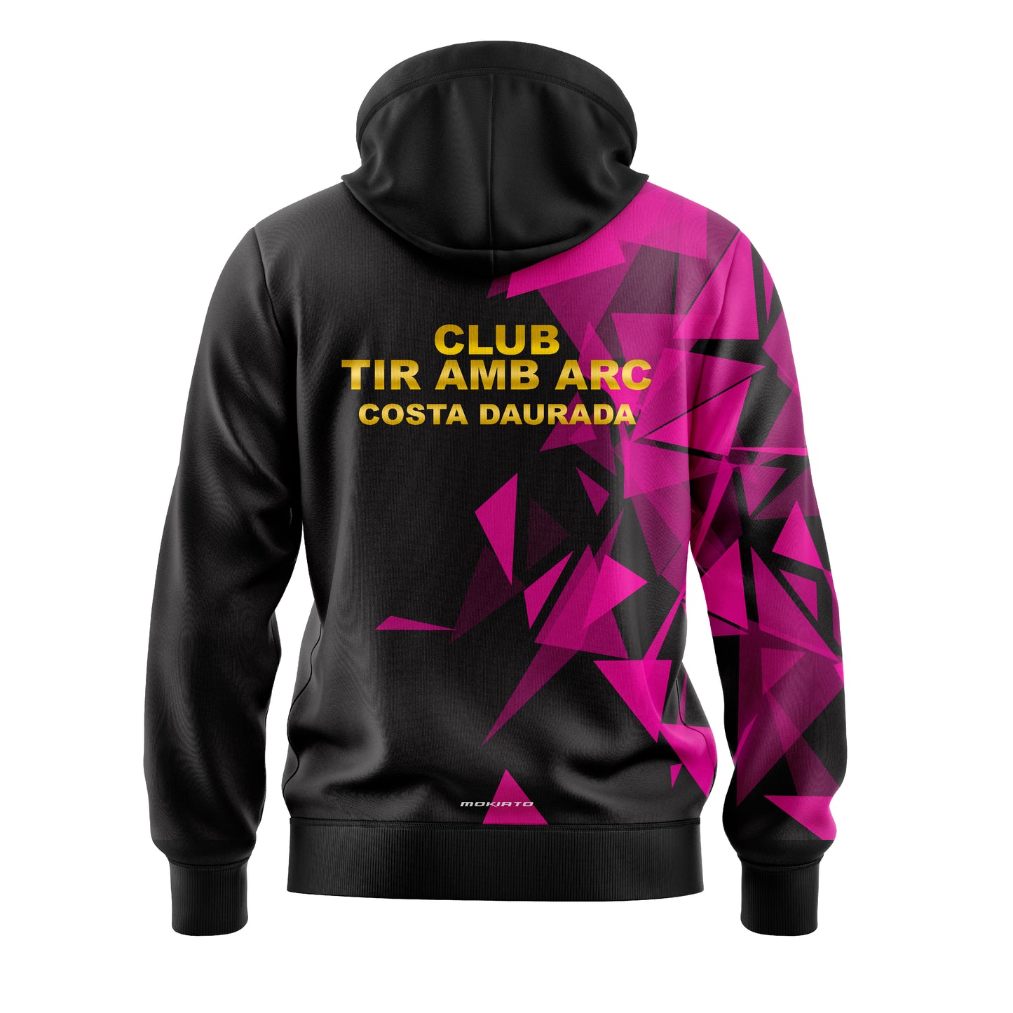 Sudadera Oficial Club de Tir amb Arc Costa Daurada Rosa - MokiatoSports