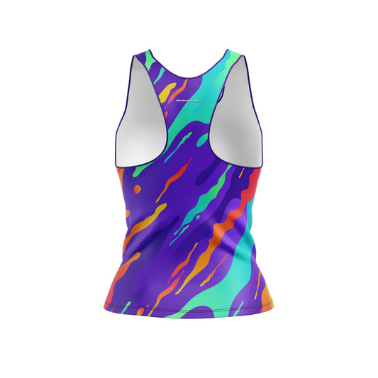 Camiseta Tirantes Purple Explosion - Mujer