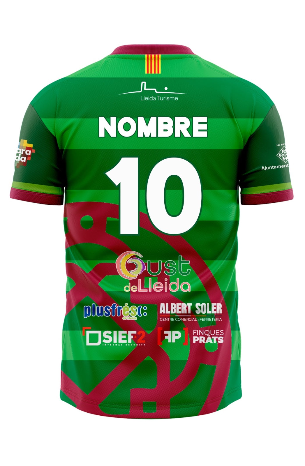 Camiseta Oficial Balafia Volei Lleida Temporada 2026-2027 Verde Visitante