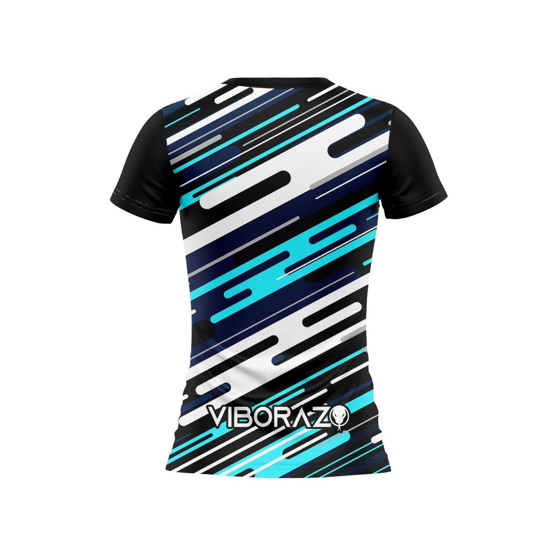 Camiseta Técnica Viborazo Azul Claro - Mujer - MokiatoSports