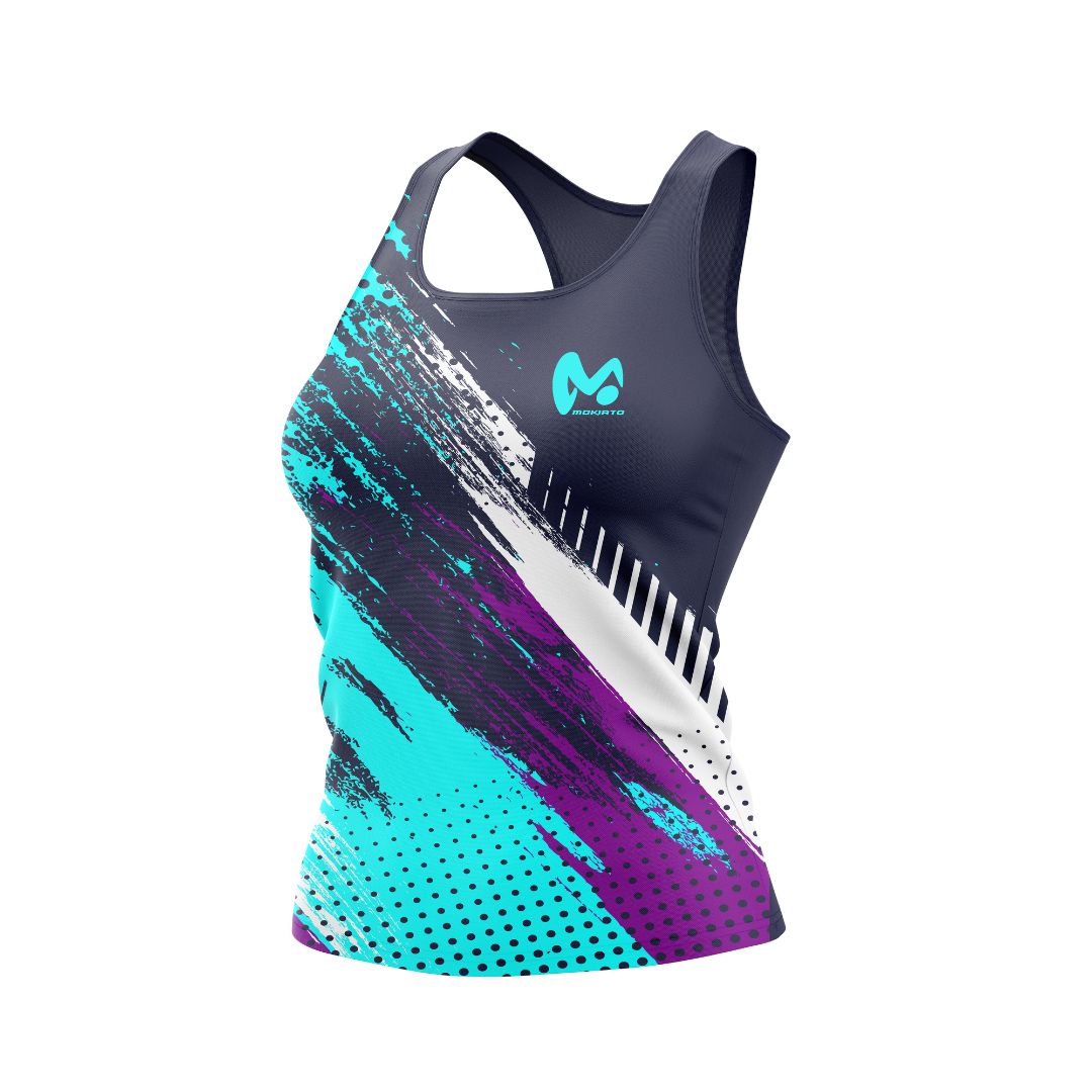 Camiseta Técnica de Pádel Pro Blue - Mujer – MokiatoSports