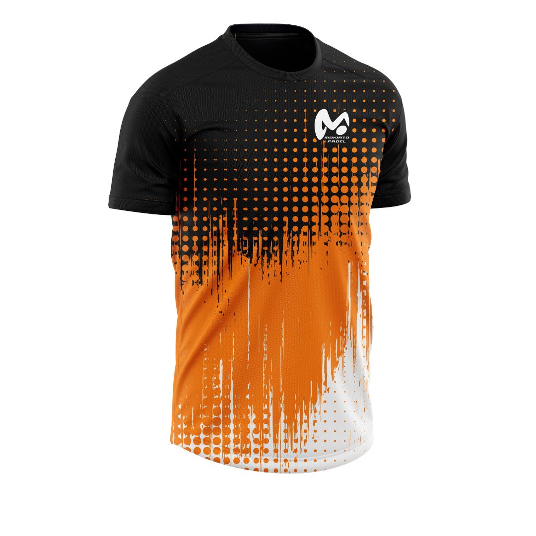 Orange Vibes Padel Technical T-shirt Man – MokiatoSports