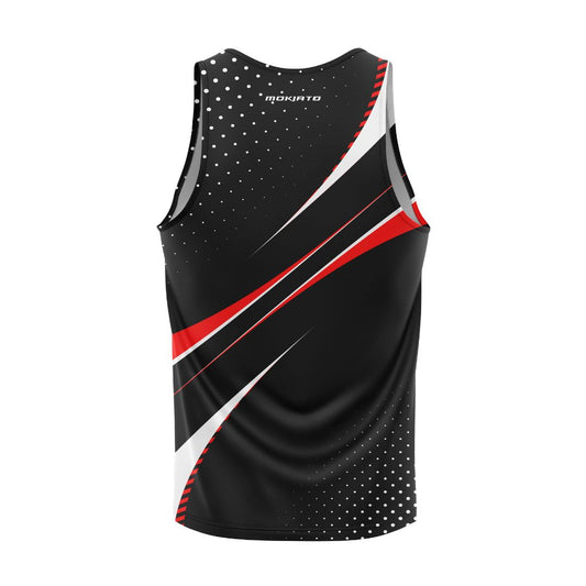 Camiseta Tirantes de Running Black - Hombre - MokiatoSports