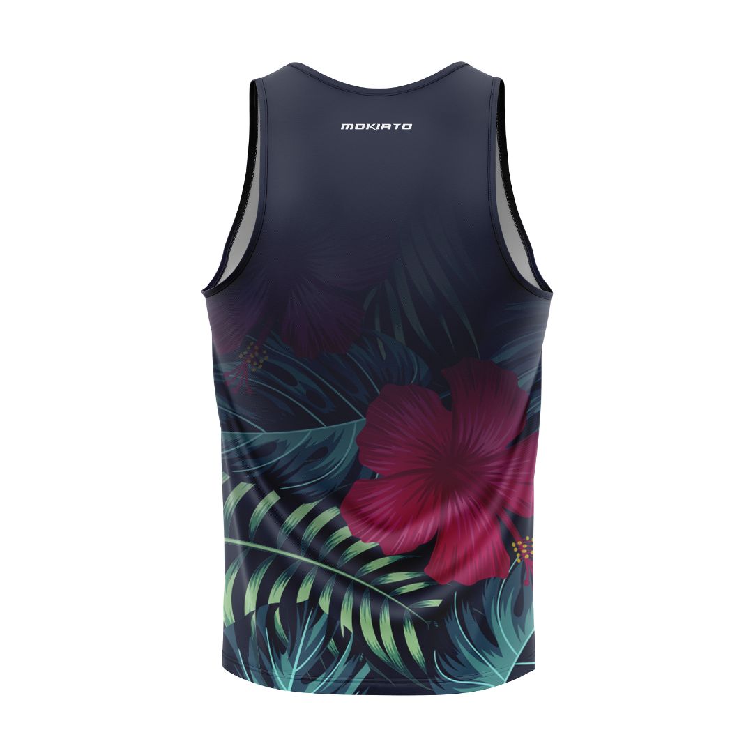 Camiseta Tirantes de Running Jungle Black - Hombre - MokiatoSports