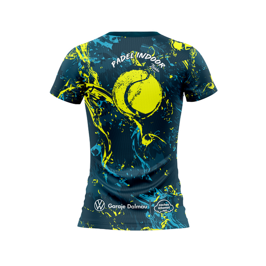 Camiseta Técnica Open Padel Mokiato Verde 2024 - Mujer