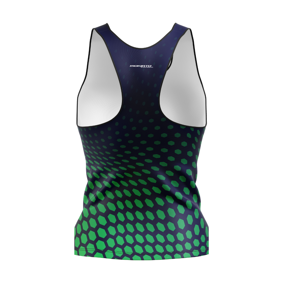 Blue Tonic Fitness Tank Top - Woman