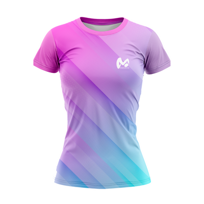 Camiseta running sin mangas Mujer #EXOTICRUN Multicolor