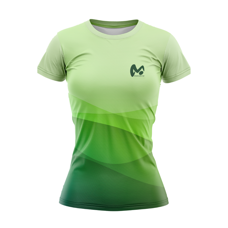 Camiseta Técnica de Deporte Green Waves - Mujer