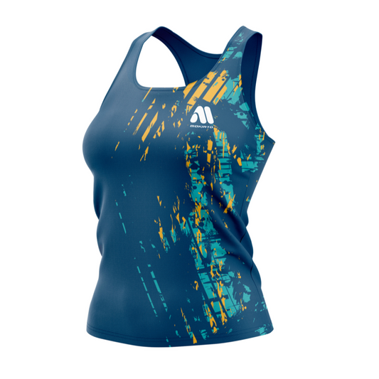 Camiseta Tirantes Gym / Training Mujer - Modelo Slash - Colección 2025