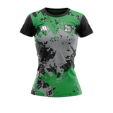 Camiseta Técnica Pádel Actual Verde Personalizada - Mujer - MokiatoSports