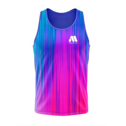 Camiseta Tirantes Running Hombre - Modelo Clash - Colección 2025