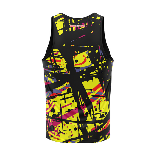 Camiseta Tirantes Black & Yellow - Hombre