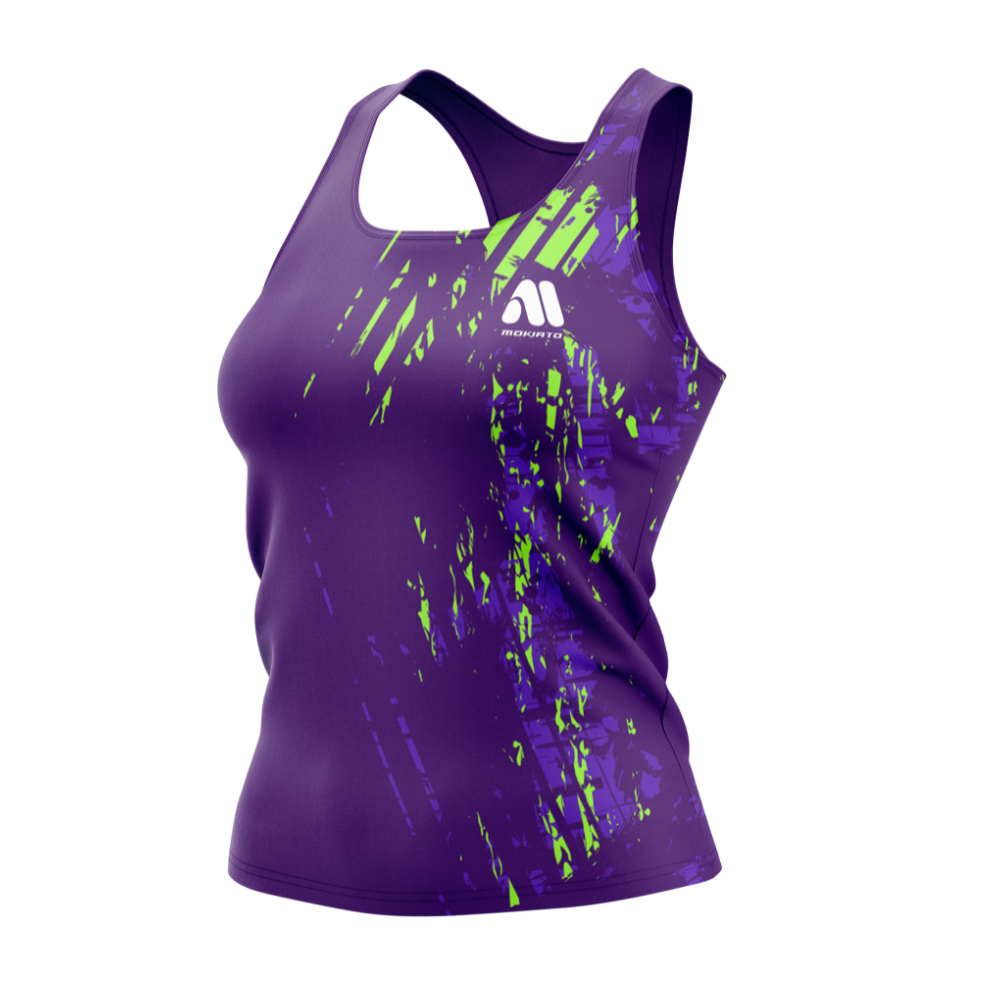 Camiseta Tirantes Gym / Training Mujer - Modelo Slash - Colección 2025