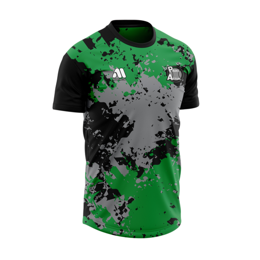 Camiseta Técnica Pádel Actual Verde Personalizada - Hombre - MokiatoSports