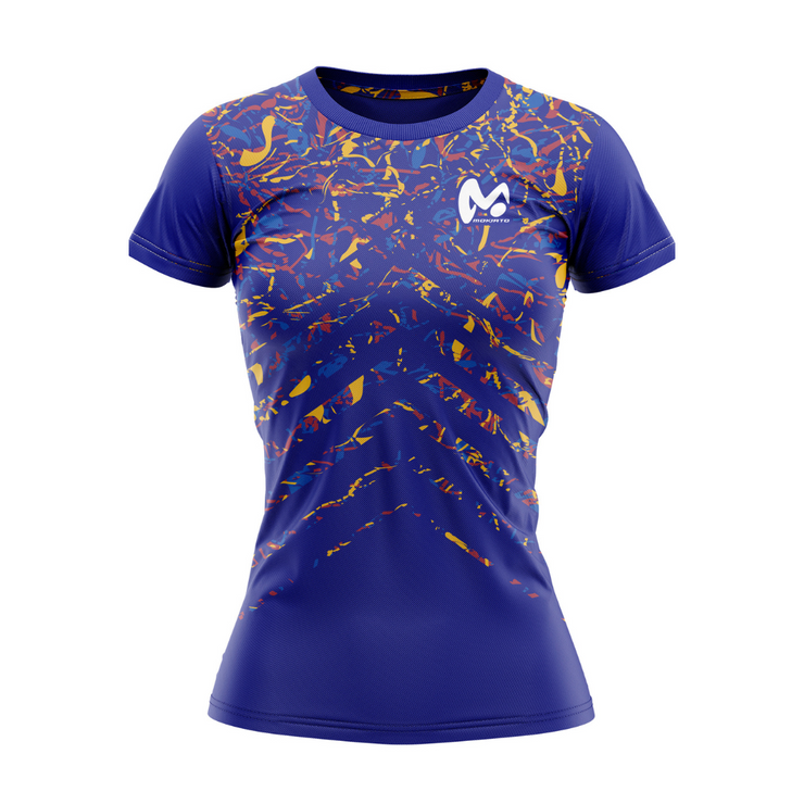 Camiseta Técnica de Deporte Blue Vietnam 2023 - Mujer