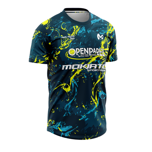 Camiseta Técnica Open Padel Mokiato Verde 2024 - Hombre