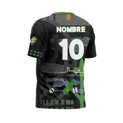 Camiseta Oficial Balafia Volei Lleida Temporada 2025-2026 Negra Local