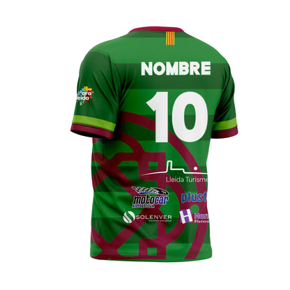 Camiseta Oficial Balafia Volei Lleida Temporada 2025-2026 Verde Visitante