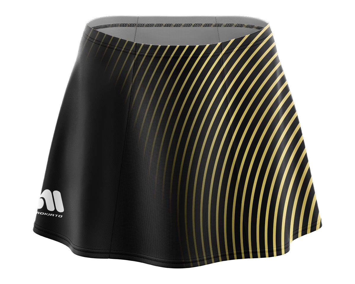Falda Padel Black & Yellow - MokiatoSports
