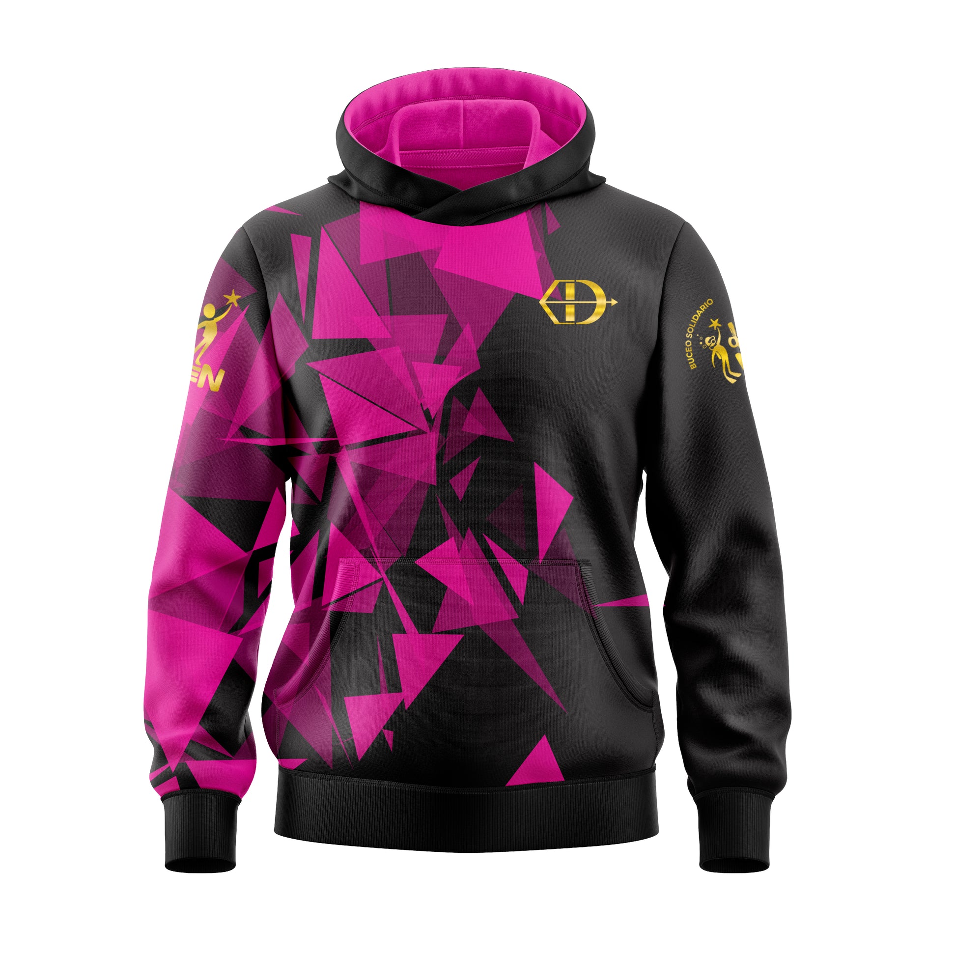 Sudadera Oficial Club de Tir amb Arc Costa Daurada Rosa - MokiatoSports