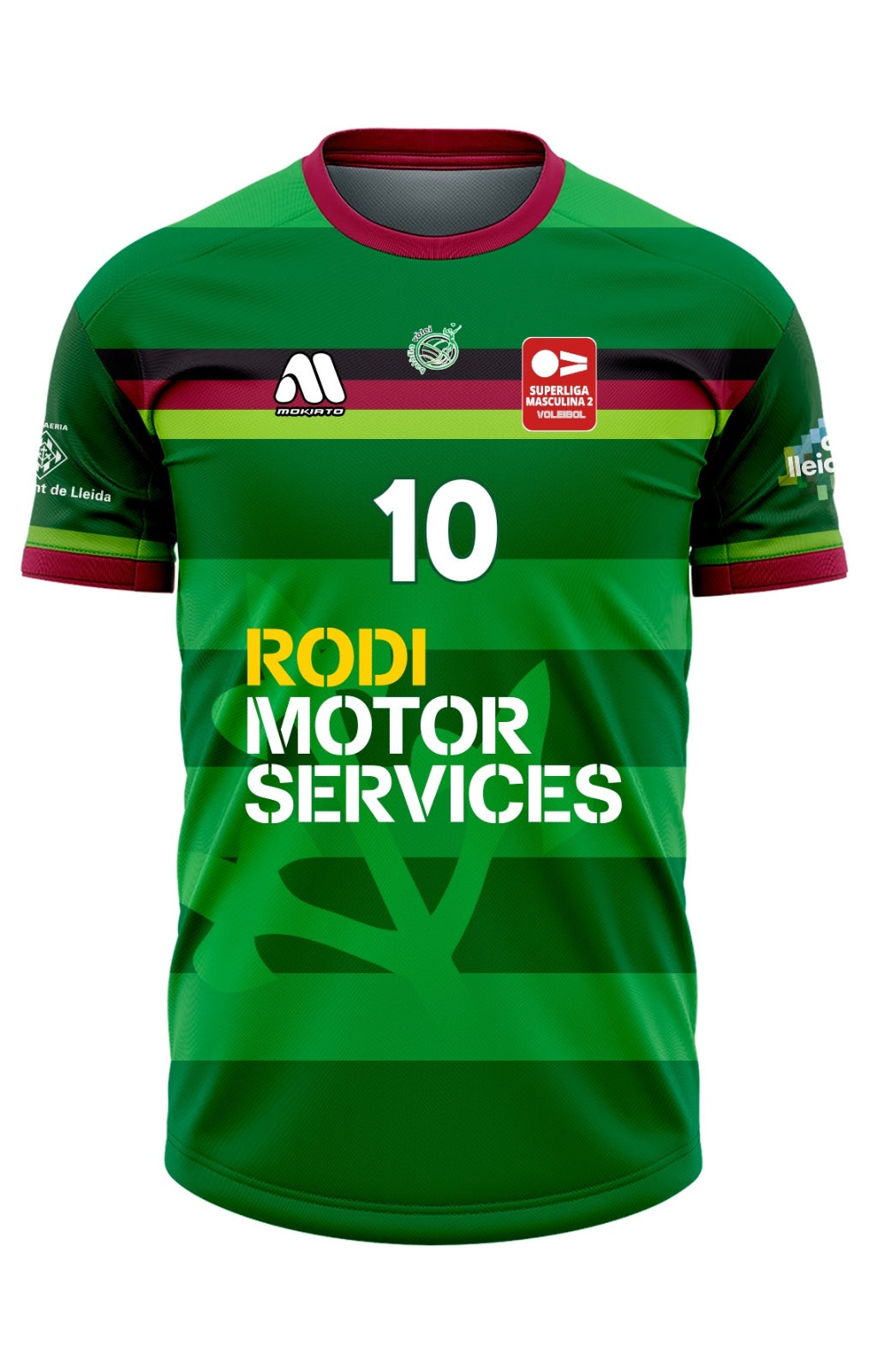 Camiseta Oficial Balafia Volei Lleida Temporada 2026-2027 Verde Visitante