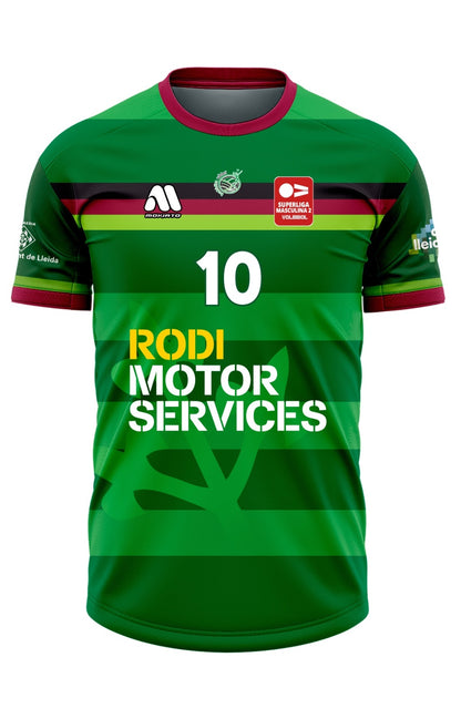 Camiseta Oficial Balafia Volei Lleida Temporada 2026-2027 Verde Visitante