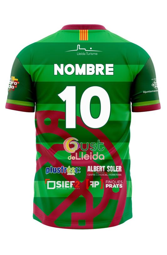 Camiseta Oficial Balafia Volei Lleida Temporada 2026-2027 Verde Visitante