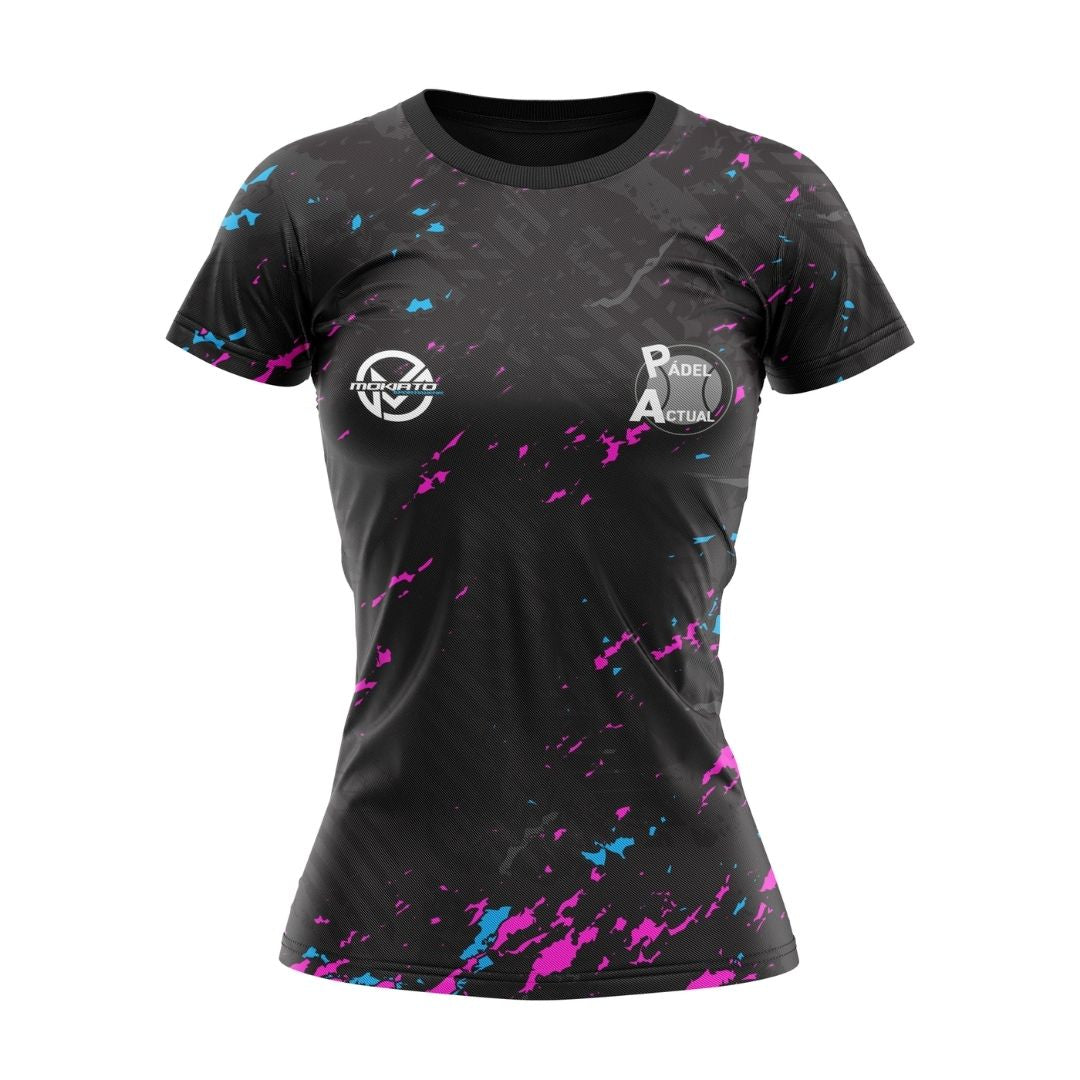 Camiseta Técnica Mujer Personalizable Padel Actual - MokiatoSports