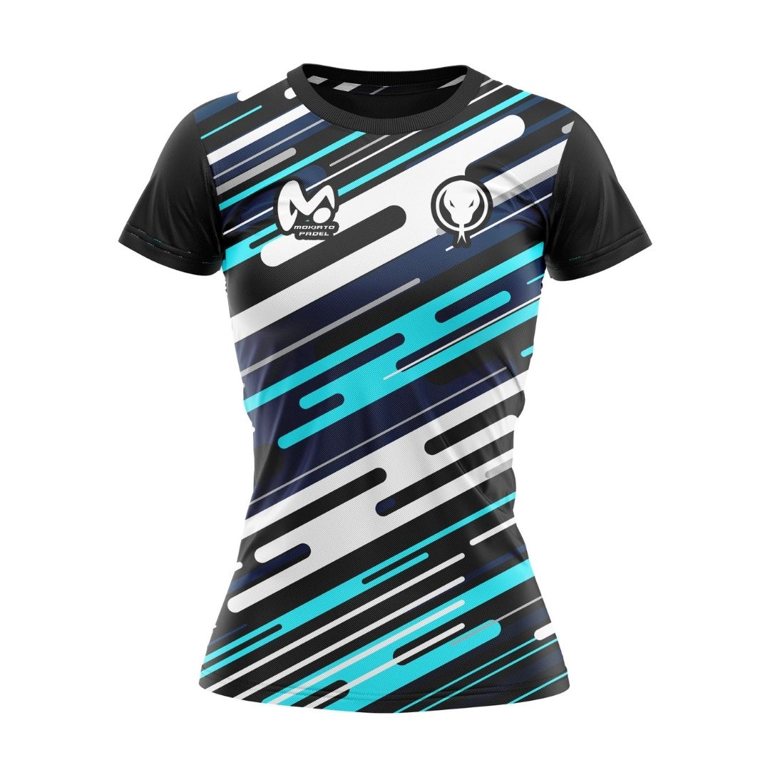 Camiseta Técnica Viborazo Azul Claro - Mujer - MokiatoSports