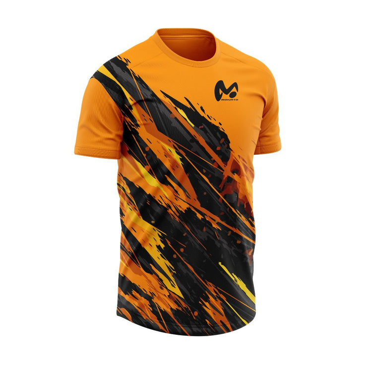Camiseta Técnica de Fitness Orange - Hombre - MokiatoSports