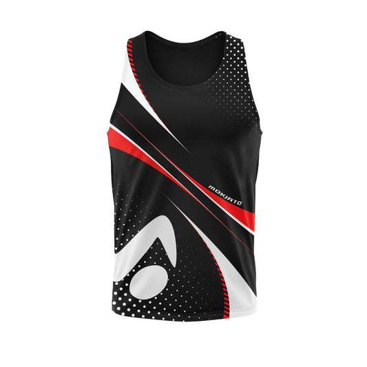 Camiseta Tirantes de Running Black - Hombre - MokiatoSports