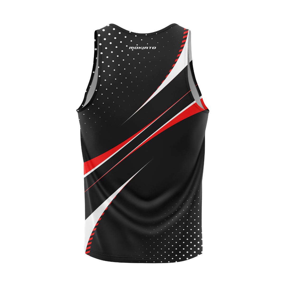 Camiseta Tirantes de Running Black - Hombre - MokiatoSports
