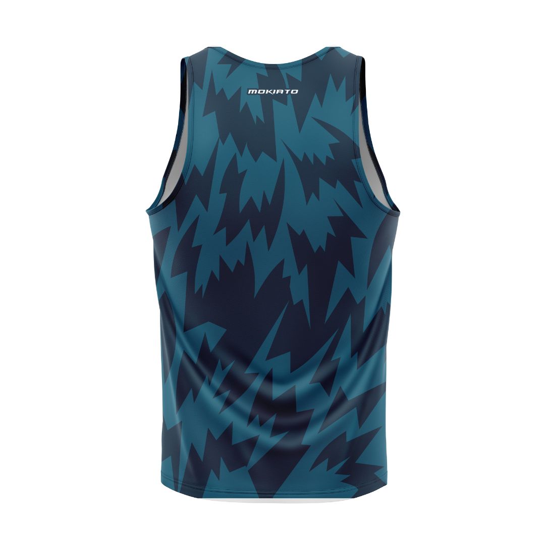 Camiseta Tirantes de Running Blue - Hombre - MokiatoSports