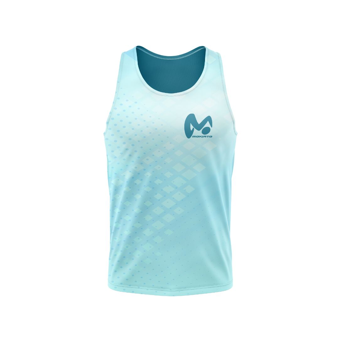 Camiseta Tirantes de Running Ocean - Hombre - MokiatoSports