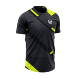 Camiseta Técnica Padel Black & Yellow - MokiatoSports